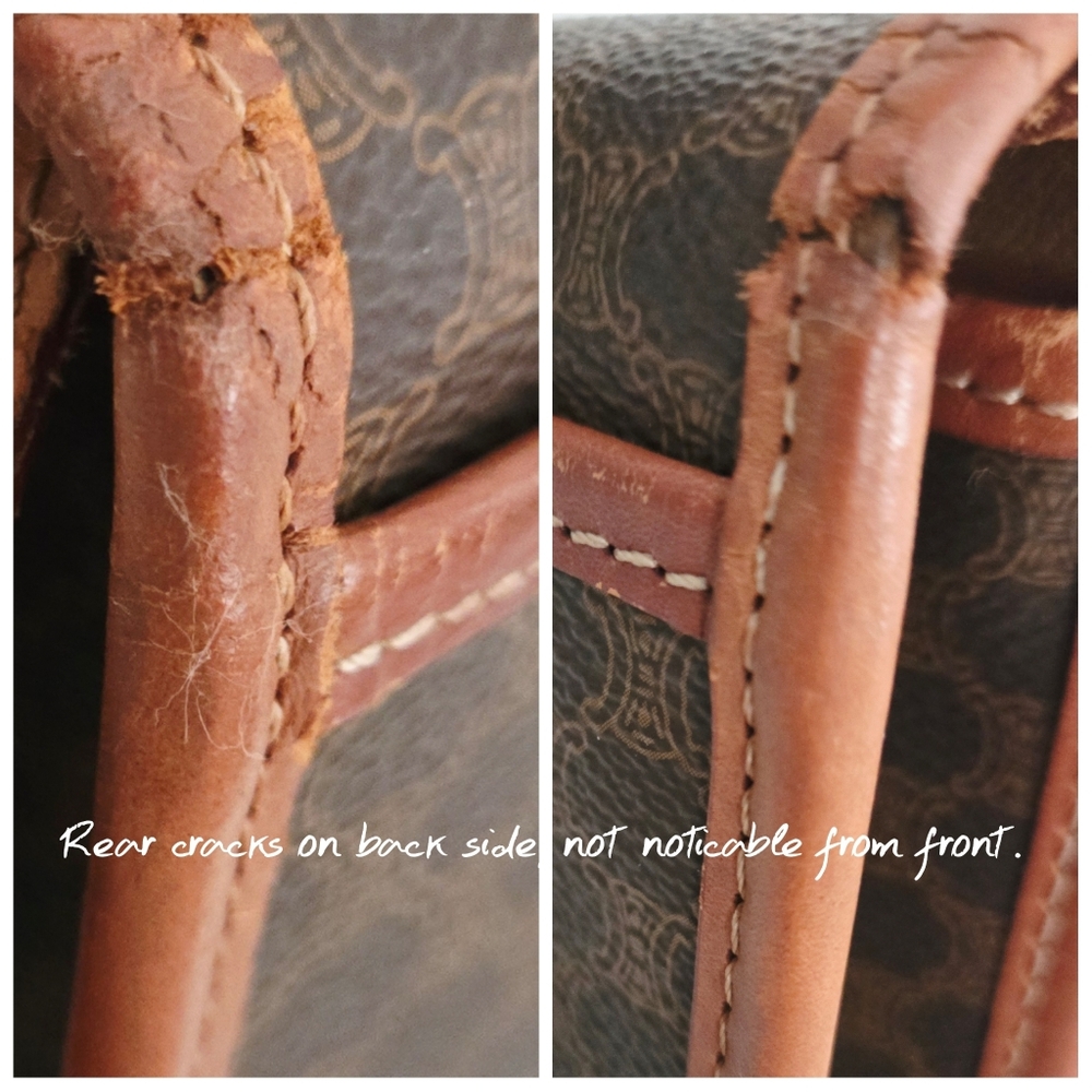 Authentic CELINE Macadam Pochette Clutch Crossbody Wallet WOC Shoulder‎ Bag - Picture 11 of 16